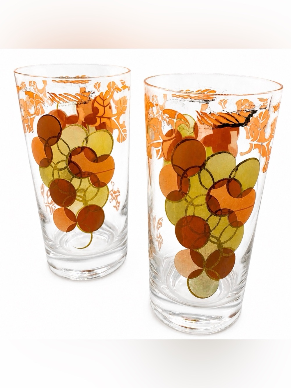 MCM Grape Glasses Set of 2 Vintage